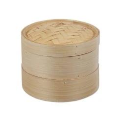 Cuiseur Vapeur Bambou 2 étages 20,5 Cm -Ustensiles De Cuisine Magasin cfd40bbc8caf46c4a1ebb8dcfa21f875
