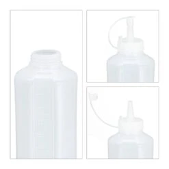 Bouteille à Sauce 1000 Ml Lot De 4 -Ustensiles De Cuisine Magasin d2a64dd8d6dc448d9a1e750ec675fbab