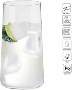 Krosno Avant-Garde Verres D’eau Haut -Ustensiles De Cuisine Magasin d51bfb8b6f7749238940e729cadf0827