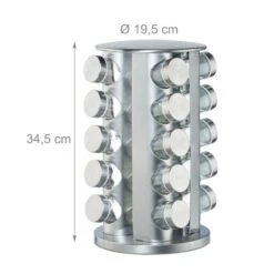 Carrousel à épices 20 Pots -Ustensiles De Cuisine Magasin d679567395804eb196dd62c0437bd0b3