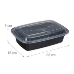 10x Meal Prep Containers 1 Compartiment -Ustensiles De Cuisine Magasin d764ec879e794adaabf9a1f1fcabaf94