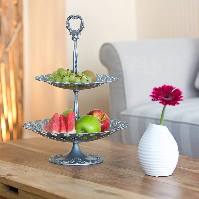 Serviteur à Gâteaux Présentoir à Fruits 8 Serviteur à Gâteaux Présentoir à Fruits – Image 8