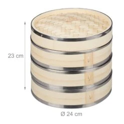 Cuiseur Vapeur Bambou 3 Niveaux -Ustensiles De Cuisine Magasin dcb655d667444b6b8a3698b59e2226b0