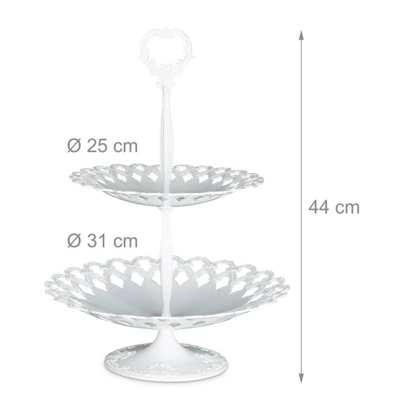 Serviteur à Gâteaux Présentoir à Fruits 4 Serviteur à Gâteaux Présentoir à Fruits – Image 4