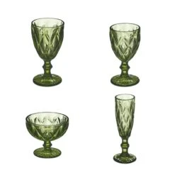 Lot De 7 Verres Verts -Ustensiles De Cuisine Magasin df409e2fa4794daeb2c183ef6f49f637