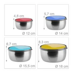 Lot De 4 Bols Avec Couvercle 21 Lot De 4 Bols Avec Couvercle -Ustensiles De Cuisine Magasin df770c5bf10546b4ac39c9458b45649d