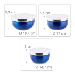 Bol Mélangeur Couvercle Lot 3 Saladiers -Ustensiles De Cuisine Magasin e5bc7dcce65942149afff58c1c101c36