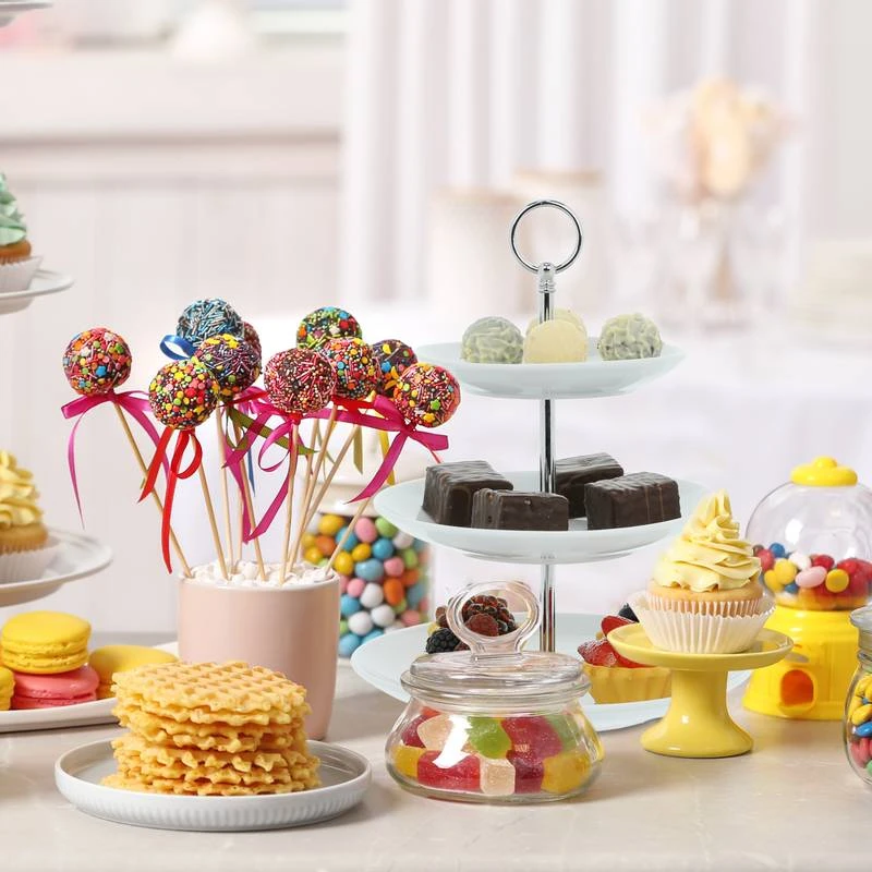 Présentoir à Gâteau Porcelaine 2 Présentoir à Gâteau Porcelaine – Image 2