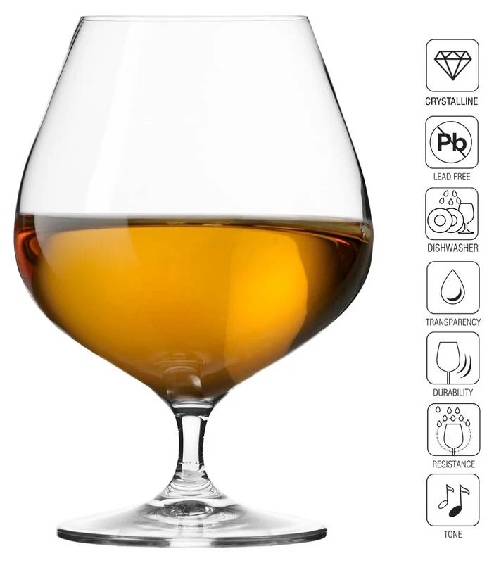 Krosno Harmony Verres à Cognac 11 Krosno Harmony Verres à Cognac – Image 11