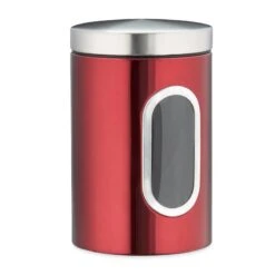 2x Bocaux En Métal Avec Fenêtre Noire -Ustensiles De Cuisine Magasin e9ad1a03101d4b2d88cf9e406f8c3c91