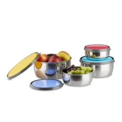 Lot De 4 Bols Avec Couvercle 19 Lot De 4 Bols Avec Couvercle -Ustensiles De Cuisine Magasin edc05b55bde540fea3f98c32e3fc0559