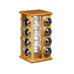 Carrousel à épices Porte-épices Bambou -Ustensiles De Cuisine Magasin eeafeb421b374ae4aa35e3c8f2538dd2