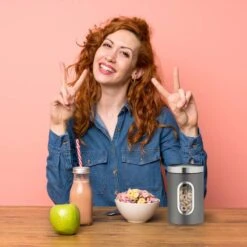 10x Bocaux En Métal Avec Fenêtre Noire 34 10x Bocaux En Métal Avec Fenêtre Noire -Ustensiles De Cuisine Magasin f5e1d5b5b38f49c4a61338ed73bcc71a