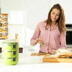 Carrousel à épices Porte-épices Bambou -Ustensiles De Cuisine Magasin f7a403e8bcc24023a627f200c1e75509