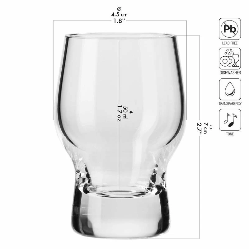 Krosno Sterling Verres à Vodka 7 Krosno Sterling Verres à Vodka – Image 7