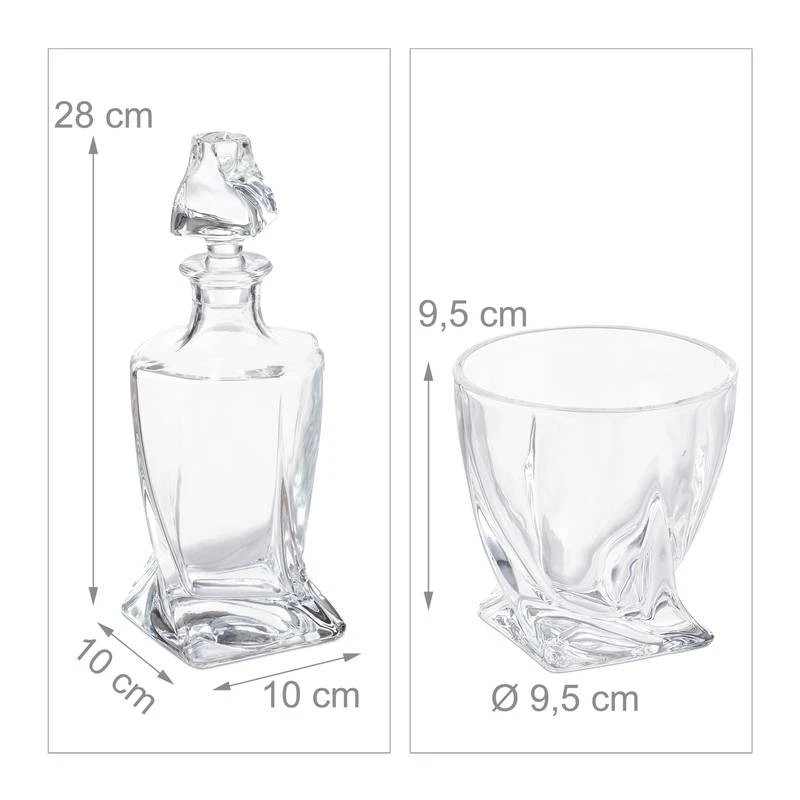 Verres à Whisky Avec Carafe 9 Verres à Whisky Avec Carafe – Image 9